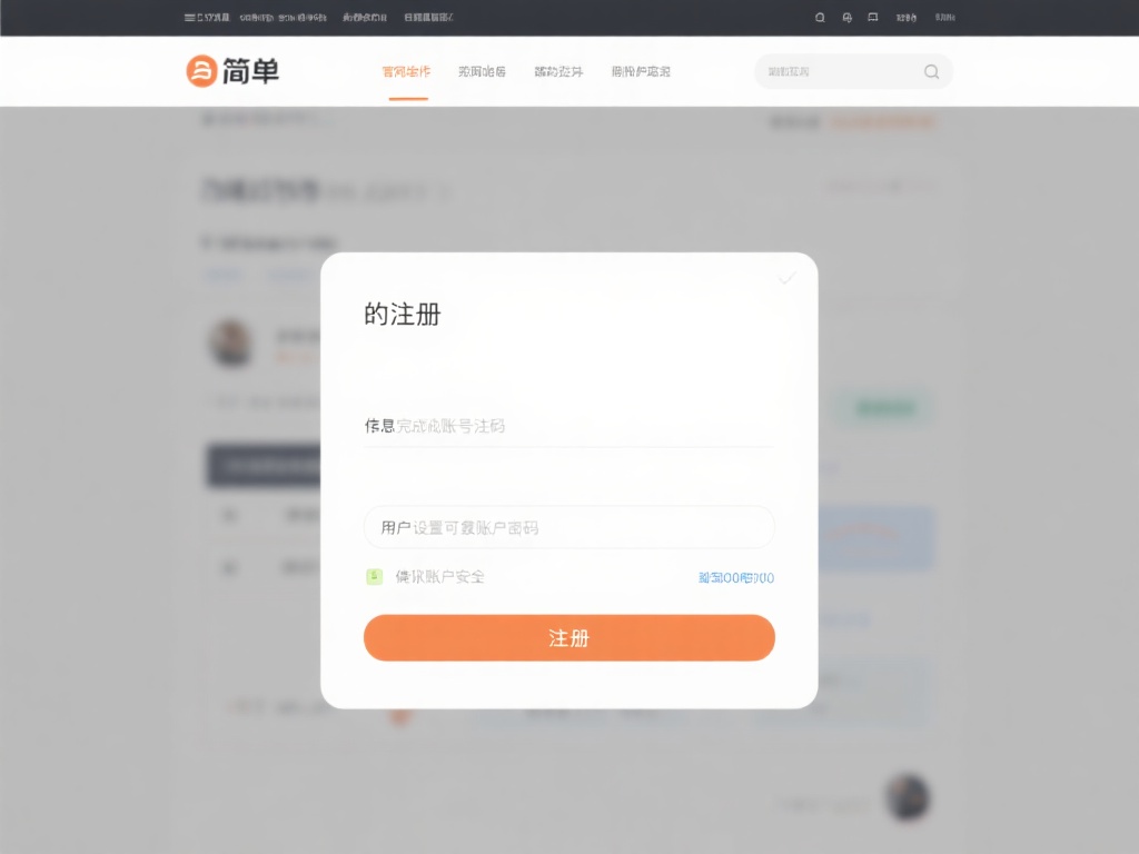 简单易操作的注册：进入官网后，点击注册按钮，通过填