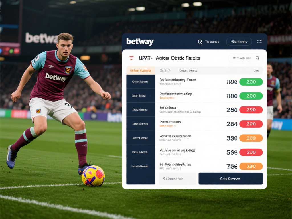 精准赔率与实时更新
在体育赛事中，Betway的